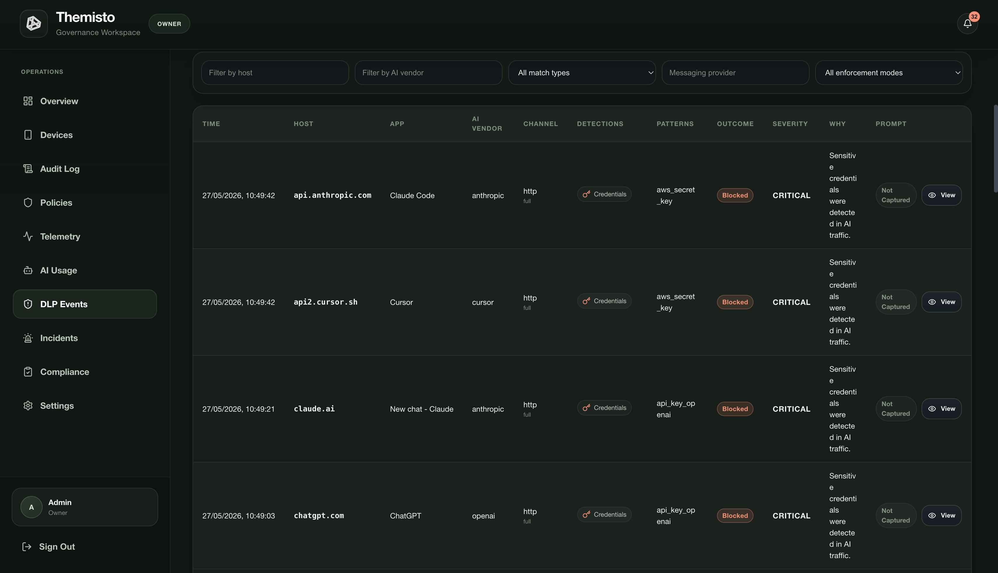 Data-Centric Content Inspection product screenshot 1