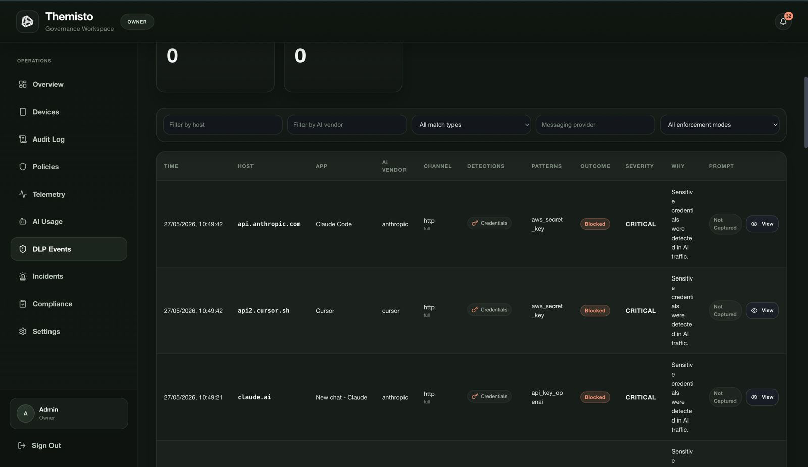 Multi-Channel Sensitive Data Detection product screenshot 2